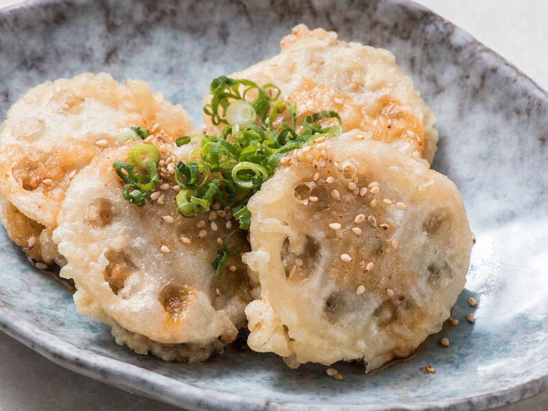 ふんわり蓮根揚げ餃子